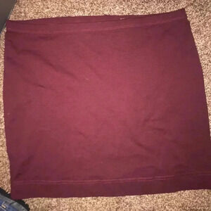 Maroon pencil skirt ☑️